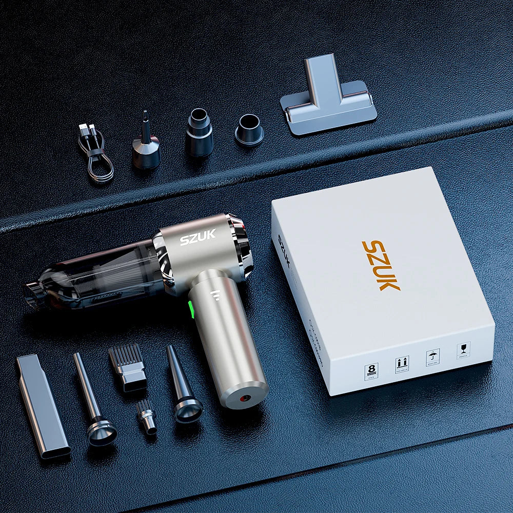 SZUK New Mini Car Vacuum Cleaner Wireless Vacuum