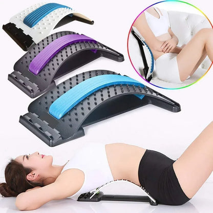 Multi-Level Back & Neck Stretcher - Adjustable Lumbar