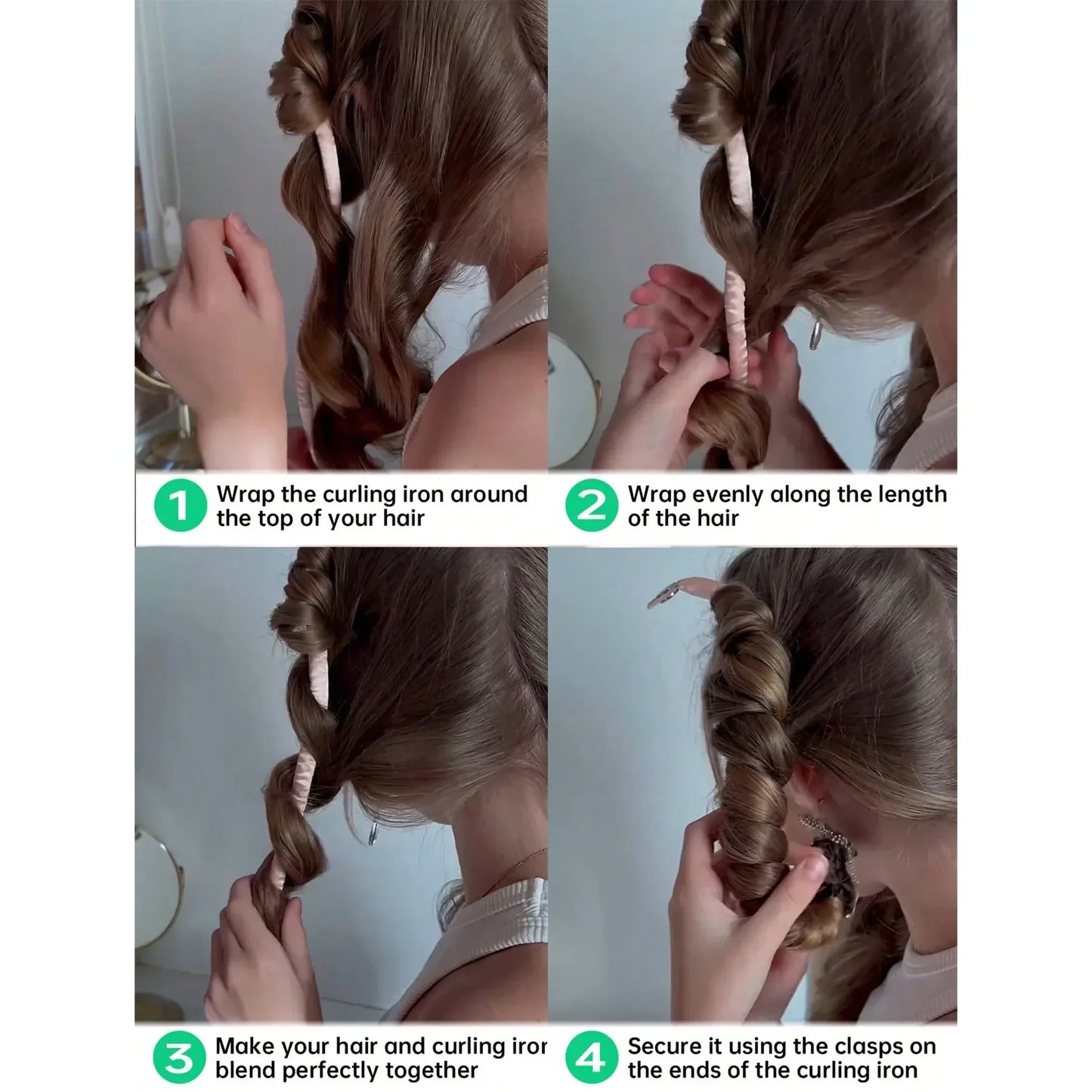 Heatless Curling Rod Headband Soft Hair Curlers