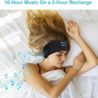 Fone Bluetooth Earphones Sports Sleeping Headband Elastic