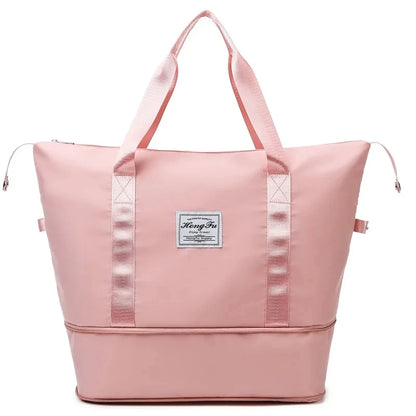 Foldable Travel Bag Stretchable Large Capacity Gym