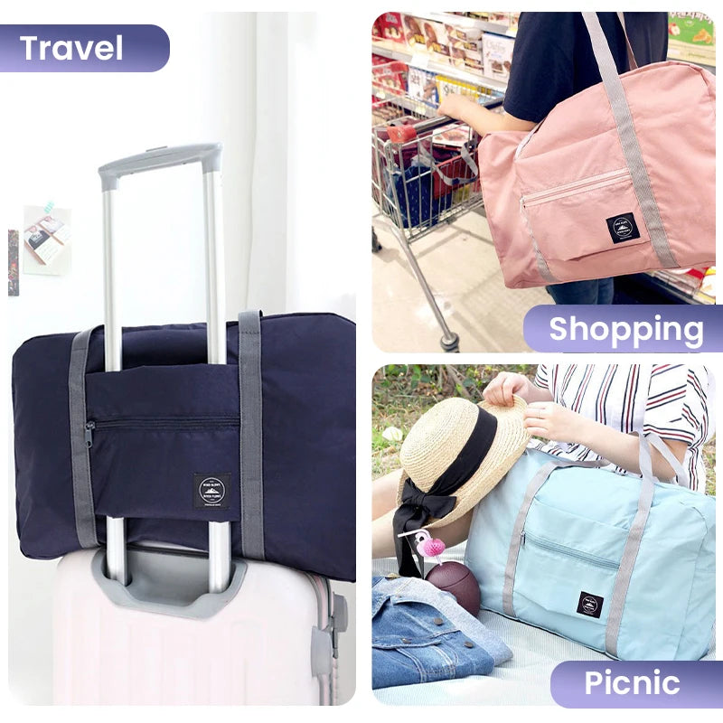 Foldable Travel Duffel Bag for Airlines Carry on Bag