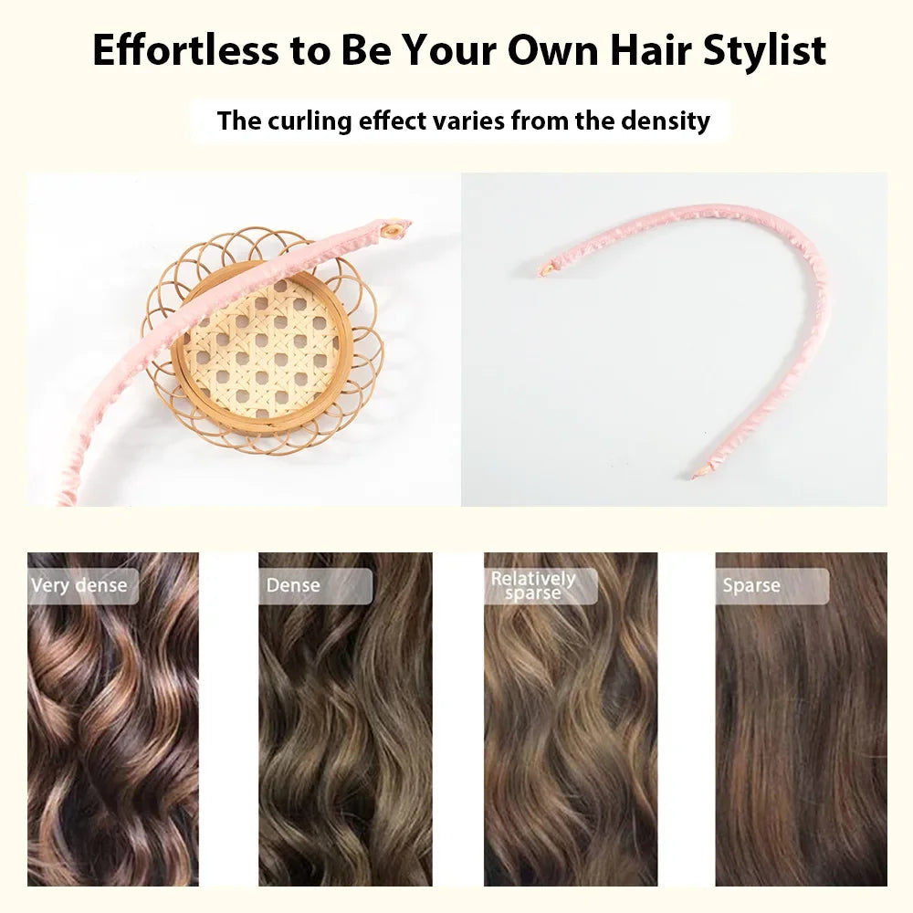 Heatless Curling Rod Headband Soft Hair Curlers