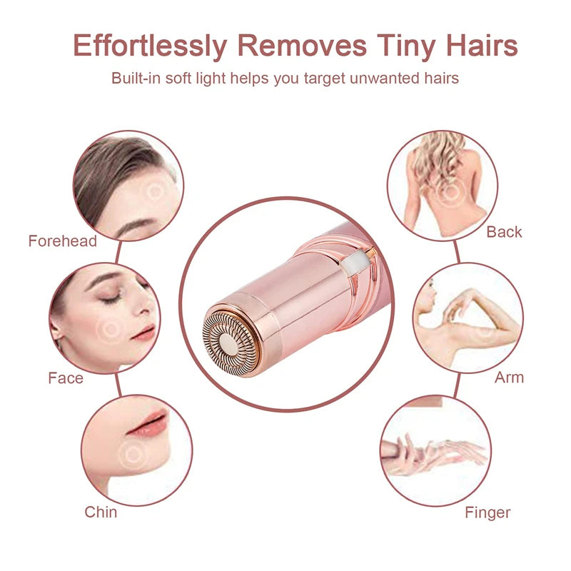 Electric Eyebrow Trimmer Mini Eye Brow Epilator Facial