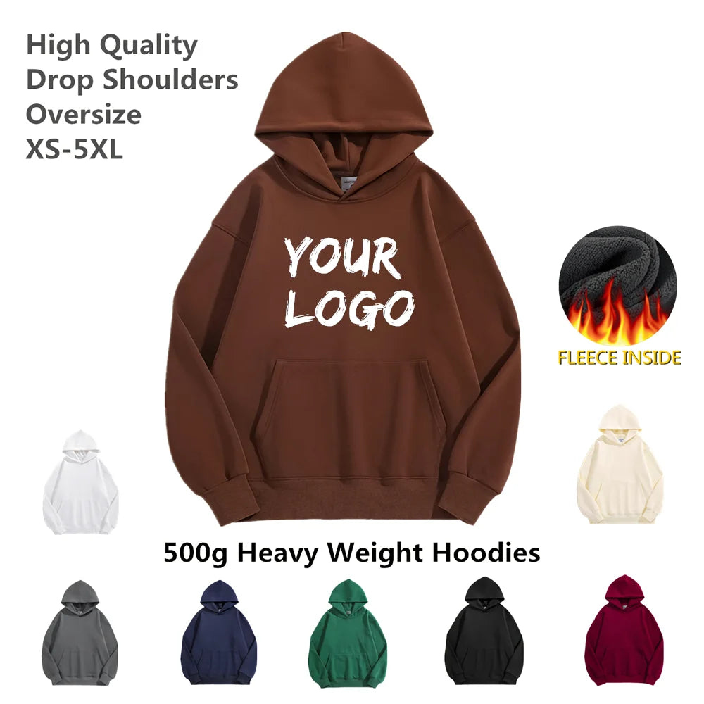 POD Customize Winter Hoodie Heavy Weight High Quality