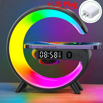 Multifunction Wireless Charger Stand Bluetooth Audio