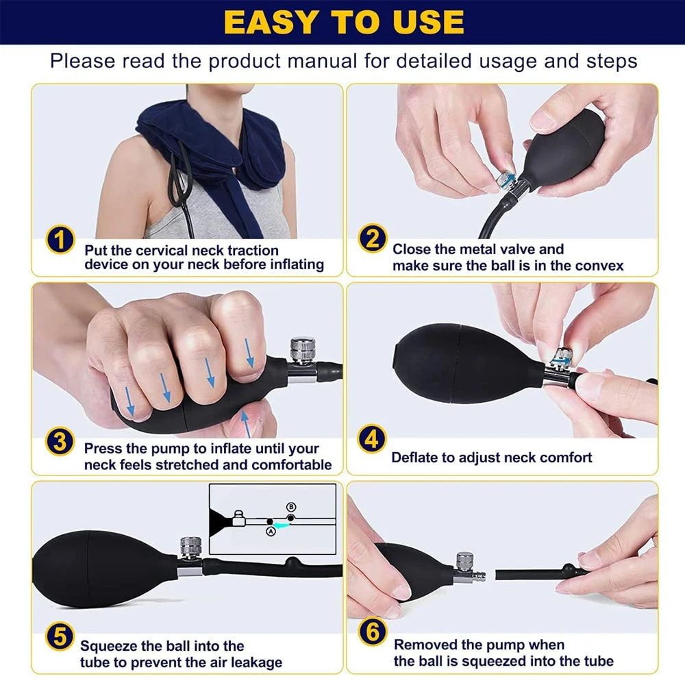 Cervical Neck Traction Device,Relief for Chronic Neck