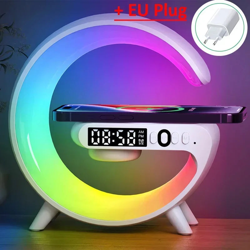 Multifunction Wireless Charger Stand Bluetooth Audio
