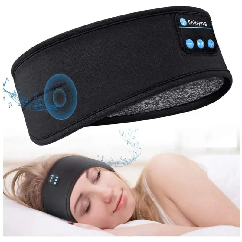 Fone Bluetooth Earphones Sports Sleeping Headband Elastic