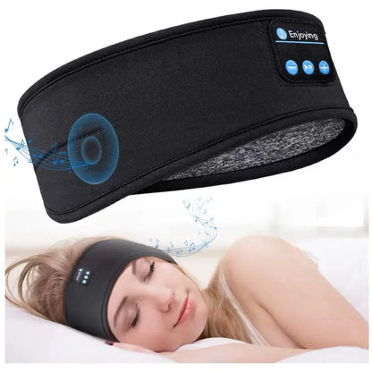 Fone Bluetooth Earphones Sports Sleeping Headband Elastic