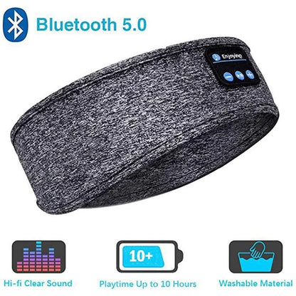 Fone Bluetooth Earphones Sports Sleeping Headband Elastic