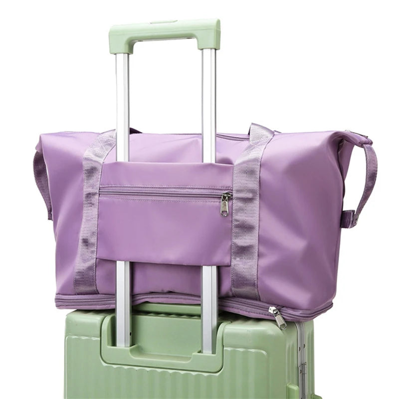 Foldable Travel Bag Stretchable Large Capacity Gym