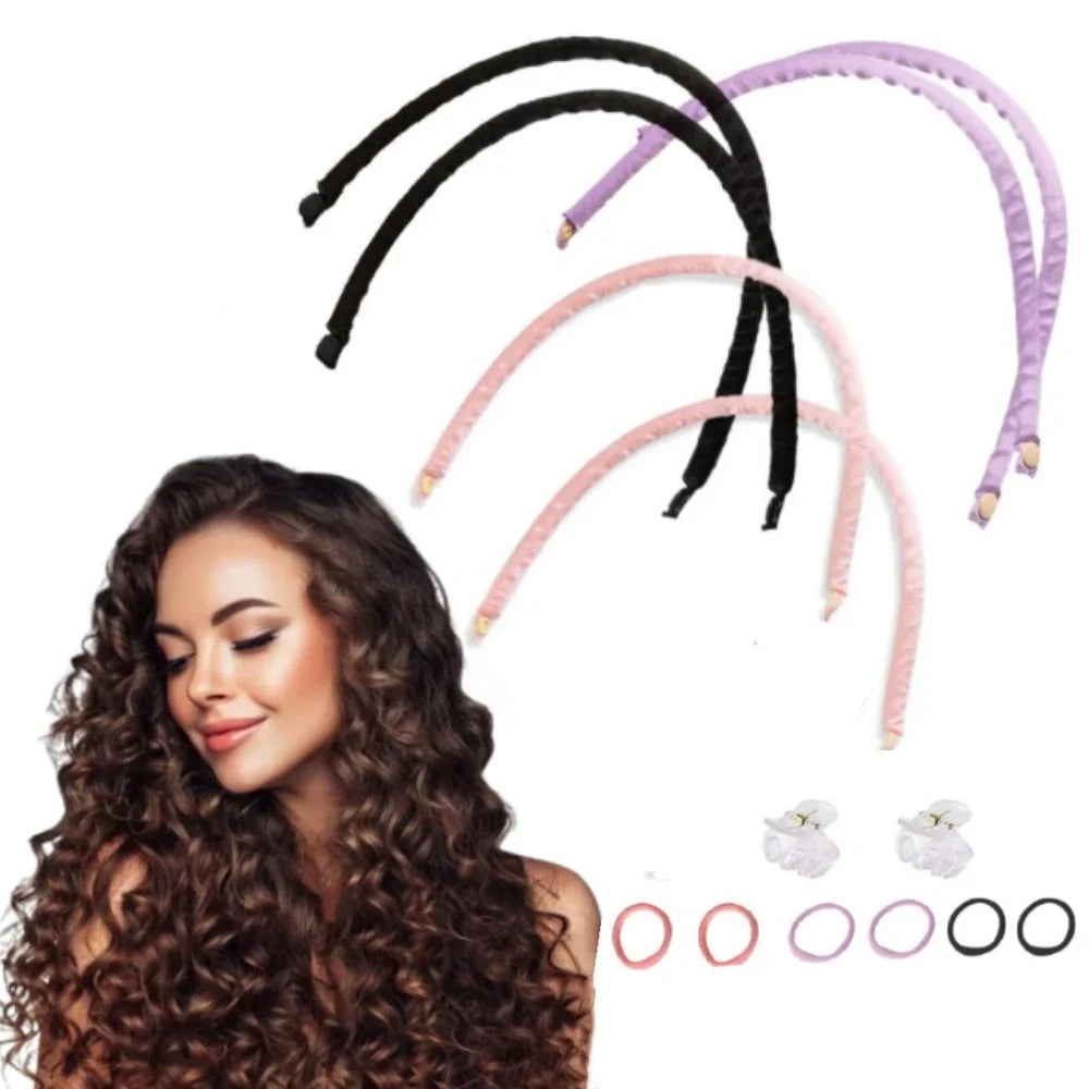 Heatless Curling Rod Headband Soft Hair Curlers