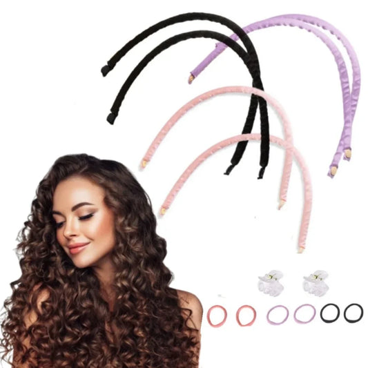 Heatless Curling Rod Headband Soft Hair Curlers