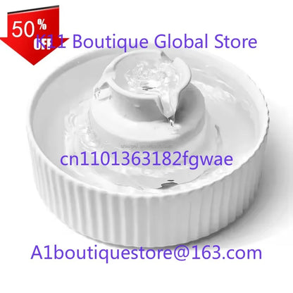 Ceramic Cat Water Fountain Ceramic Capacity Automatic