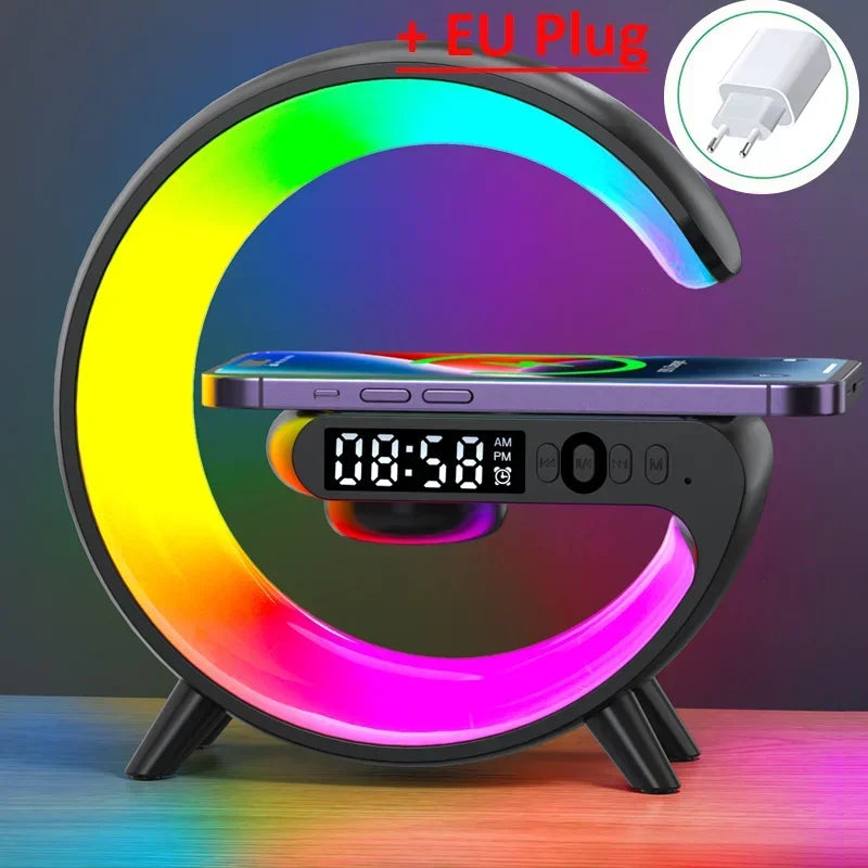 Multifunction Wireless Charger Stand Bluetooth Audio