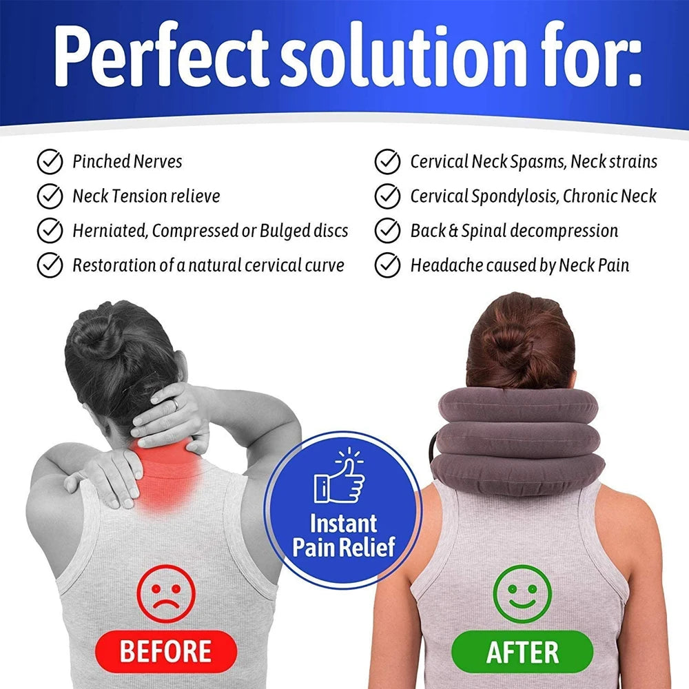Cervical Neck Traction Device,Relief for Chronic Neck
